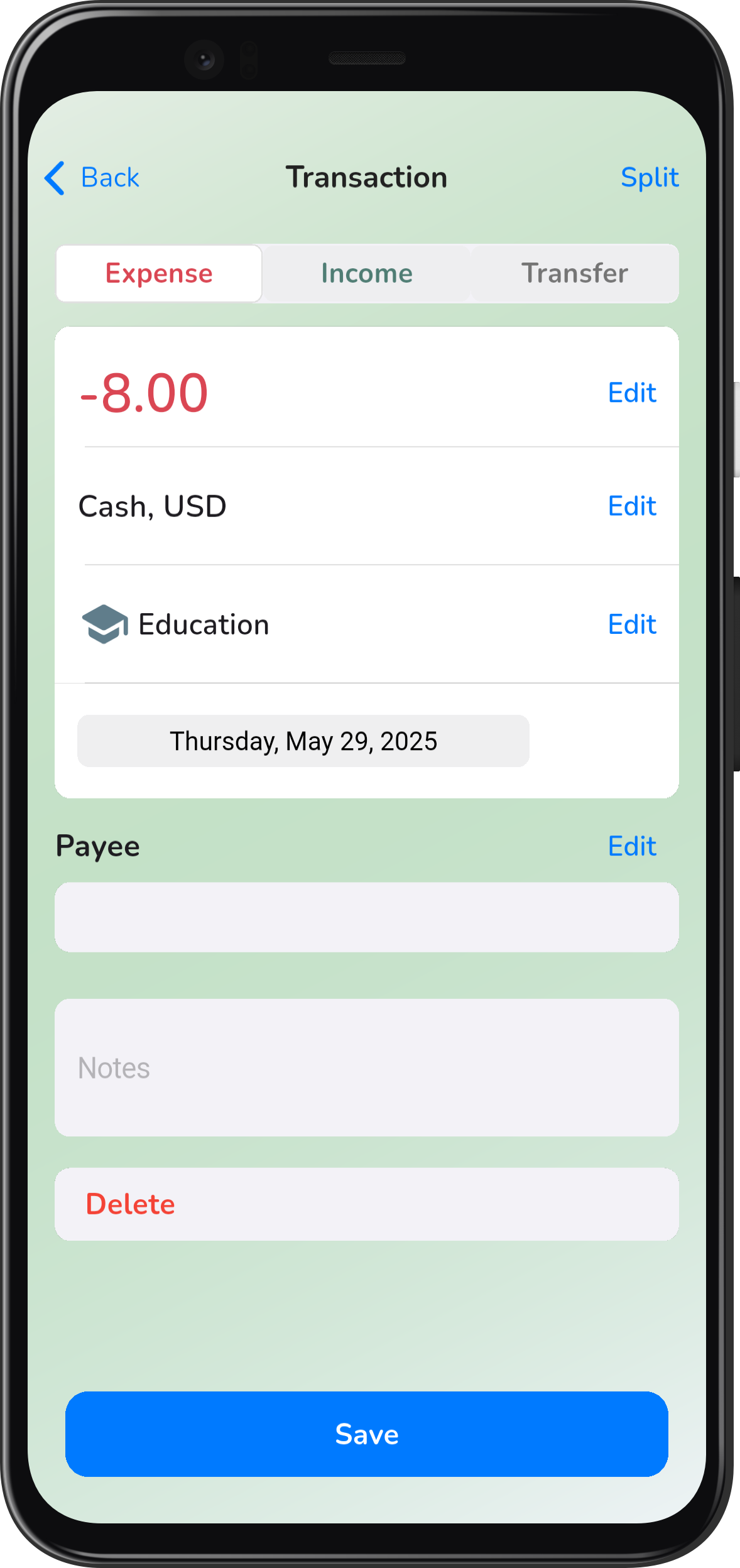 App screenshot img